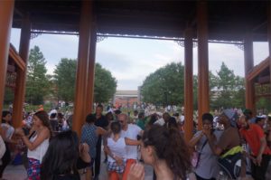People enjoying SummerDance