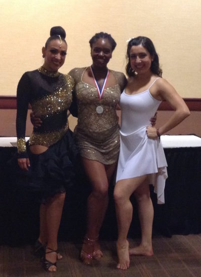 Denita Inez, Scarlet, and Claudia Salsa Dancers