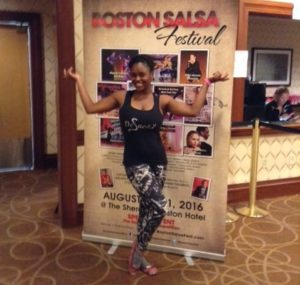 Denita Inez of Desueño dance company at the 2016 Boston Salsa Festival