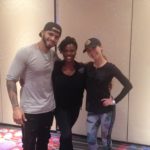 Denita Inez with Denisse and Ernesto salsa footwork