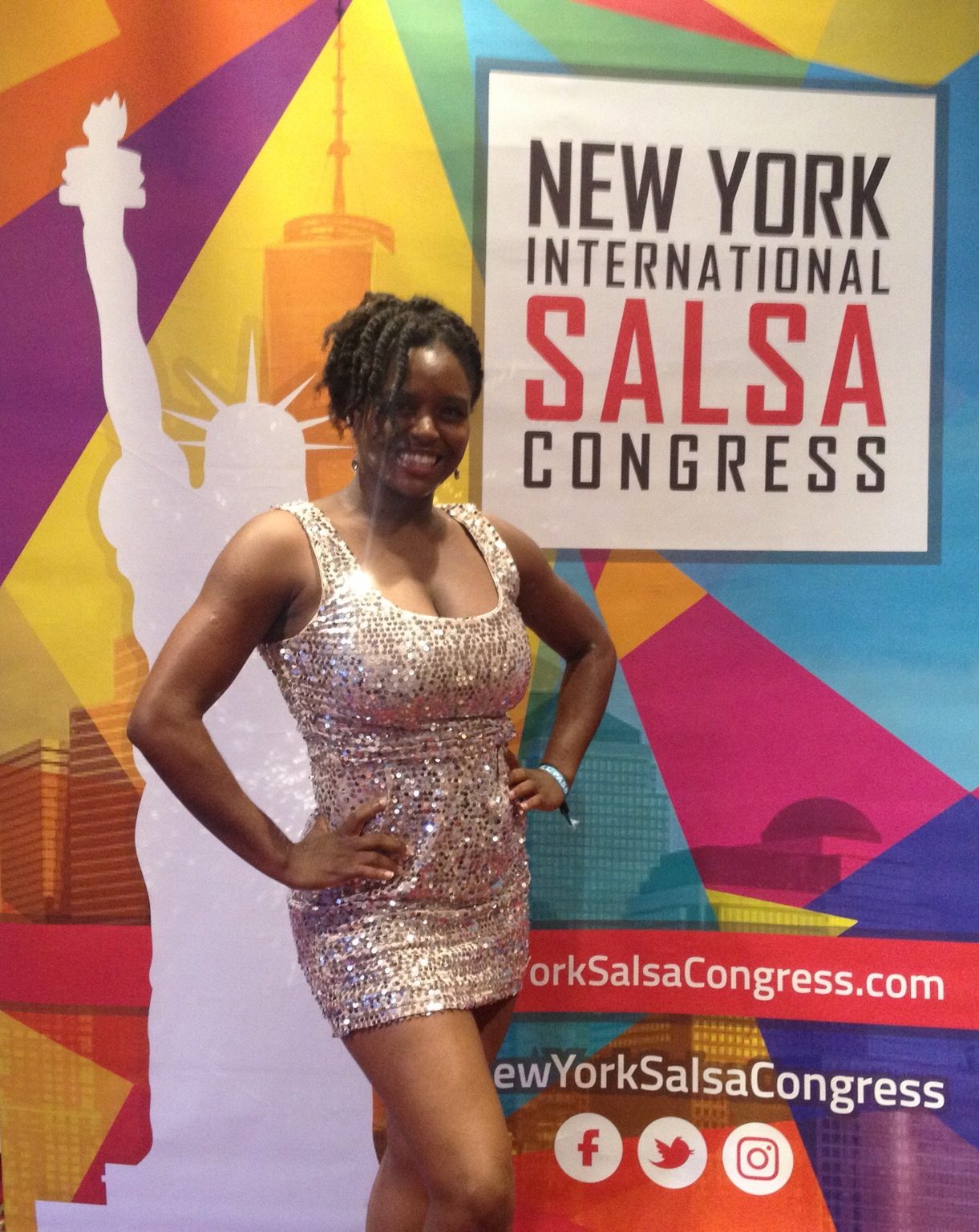 Denita Inez at the 2017 NY Salsa Congress