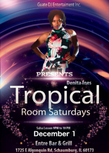 Denita Inez teaches at Tropical Room Saturdays