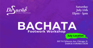 Bachata Footwork workshop with Desueno Dance at Dance Connection